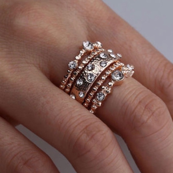 Boho Tier Stacking Rings - Picture 3 of 3